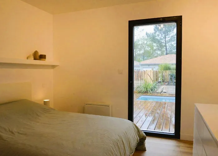 Modern House With Pool, Between And Forest